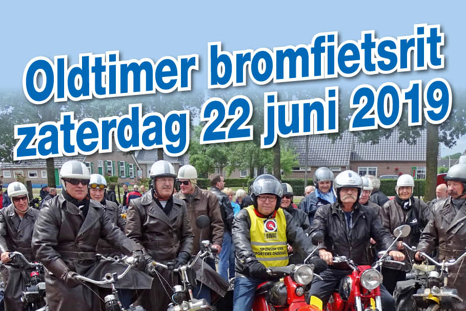 Oldtimerbromfietsrit 22 juni omslag